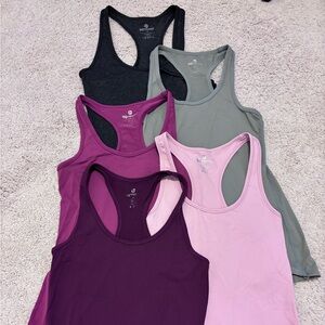 Five Women's Assorted Tank Tops 90 Degree By Reflex